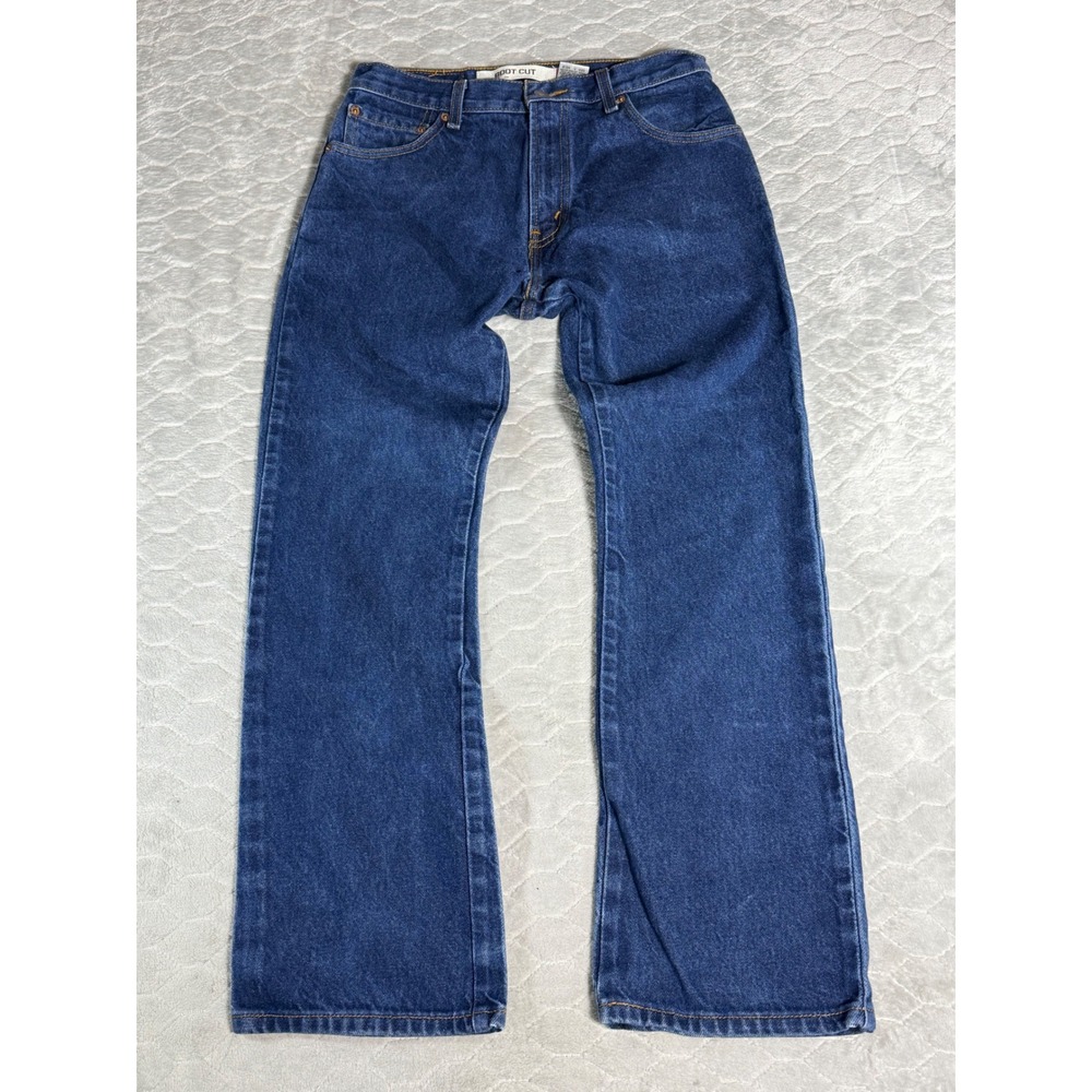 Levis 517 Boot Cut Jeans Mens 30x29 Blue Denim Western Vintage Streetwear